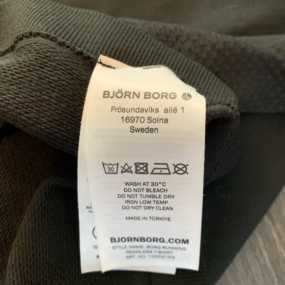 Björn Borg Running Seamless T-Shirt Black Size S / Small - Picture 4 of 5